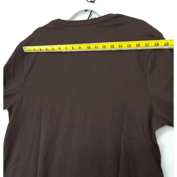 Buffalo David Bitton Long Sleeve T Shirt‎ Crew Neck Men XXL Brown Classic - Picture 5 of 9